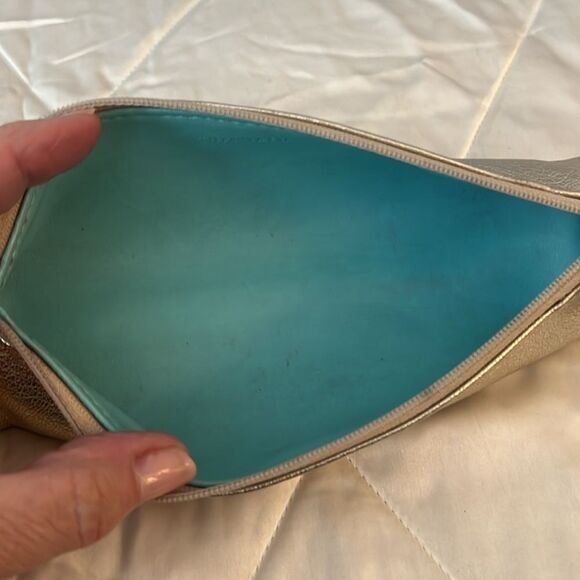 Tiffany & Co. Leather Pencil Case/Cosmetic Bag - Gold - Picture 8 of 8